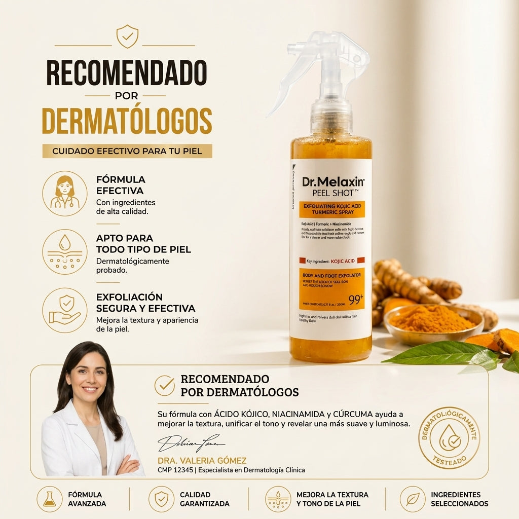 Dr. Melaxin® - Ayuda a Aclarar las Zonas Oscuras y Unificar el Tono de tu Piel