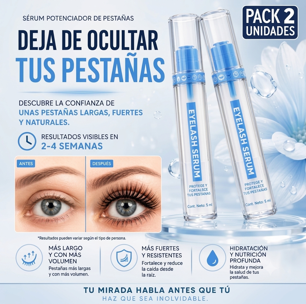 EYERLASH™ - PESTAÑAS MÁS LARGAS, MÁS DENSAS Y COMPLETAMENTE NATURALES 🌿✨